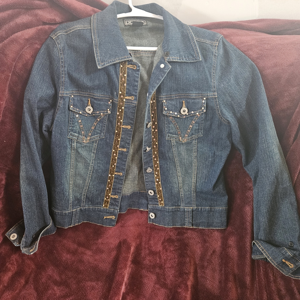 Berek Blue Studded Jean Jacket